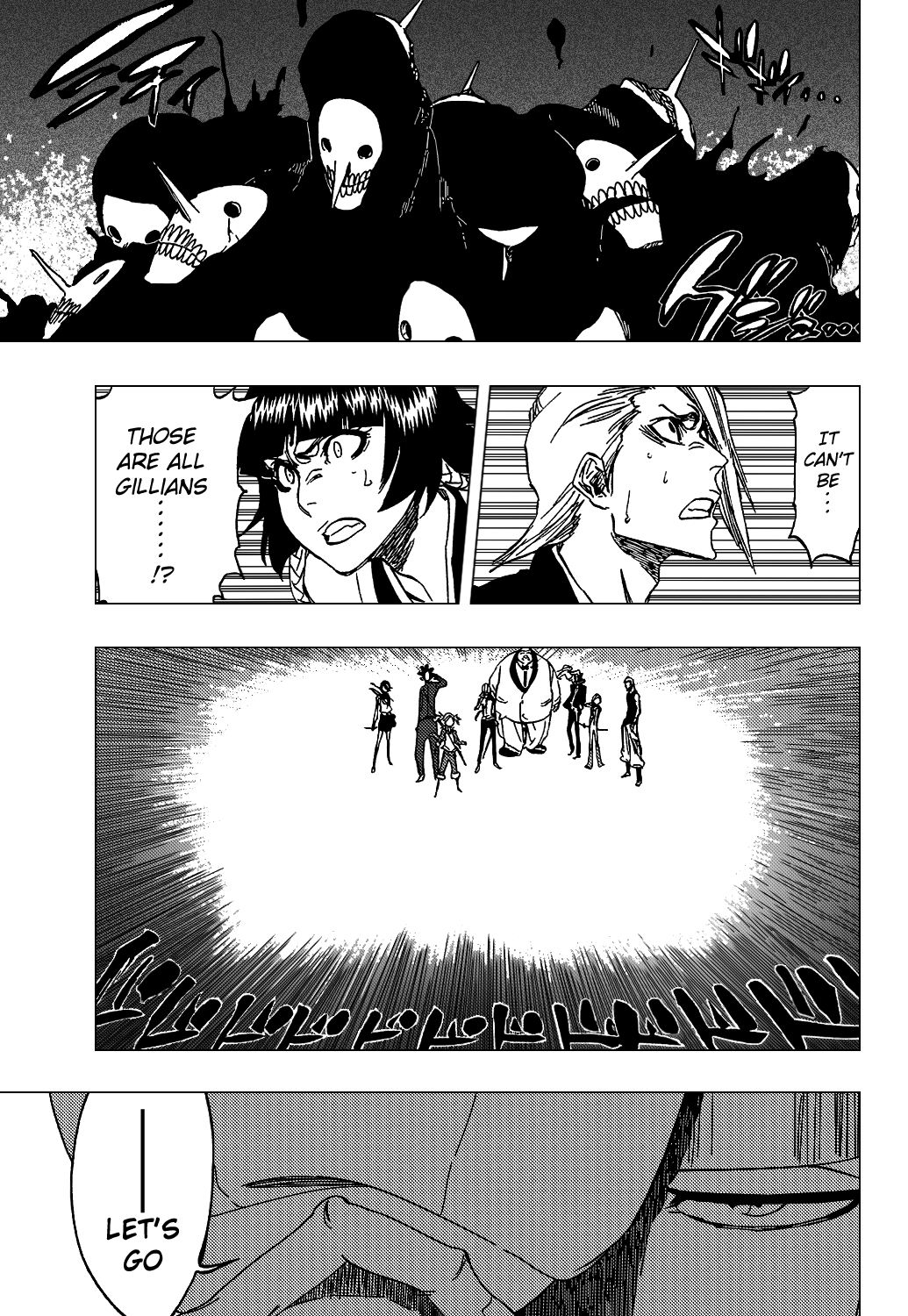 Bleach manga, chapter 365, page 19 of 20