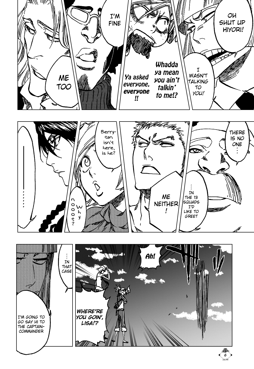 Bleach manga, chapter 365, page 8 of 20