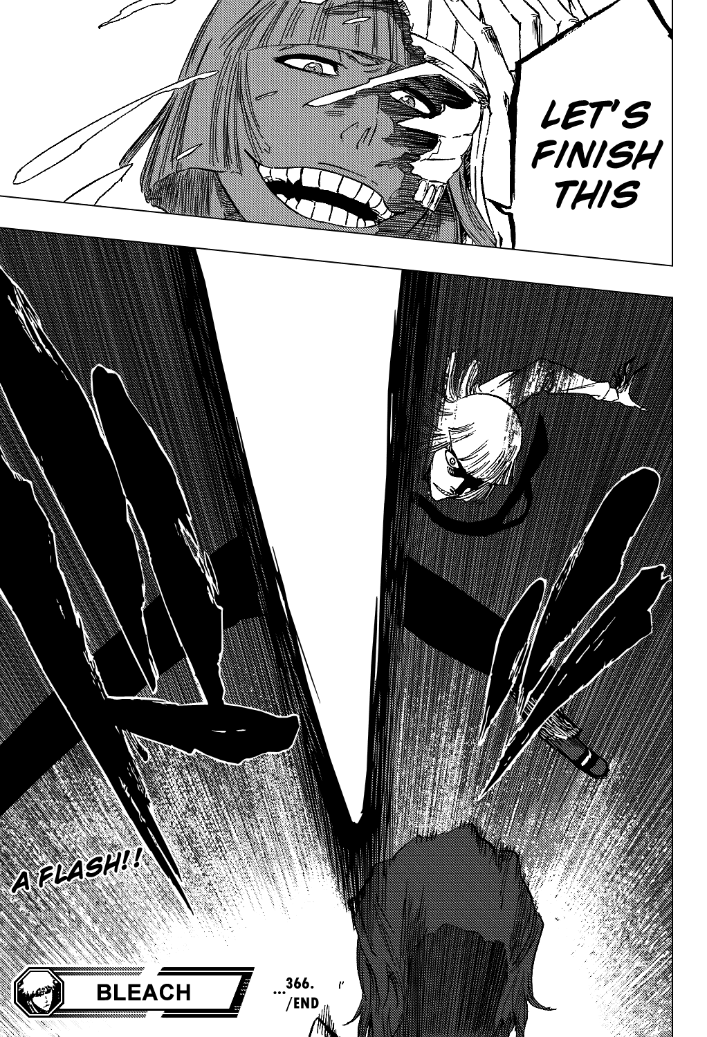 Bleach manga, chapter 366, page 20 of 20