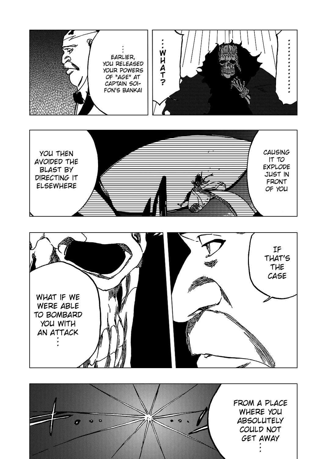 Bleach manga, chapter 369, page 20 of 22