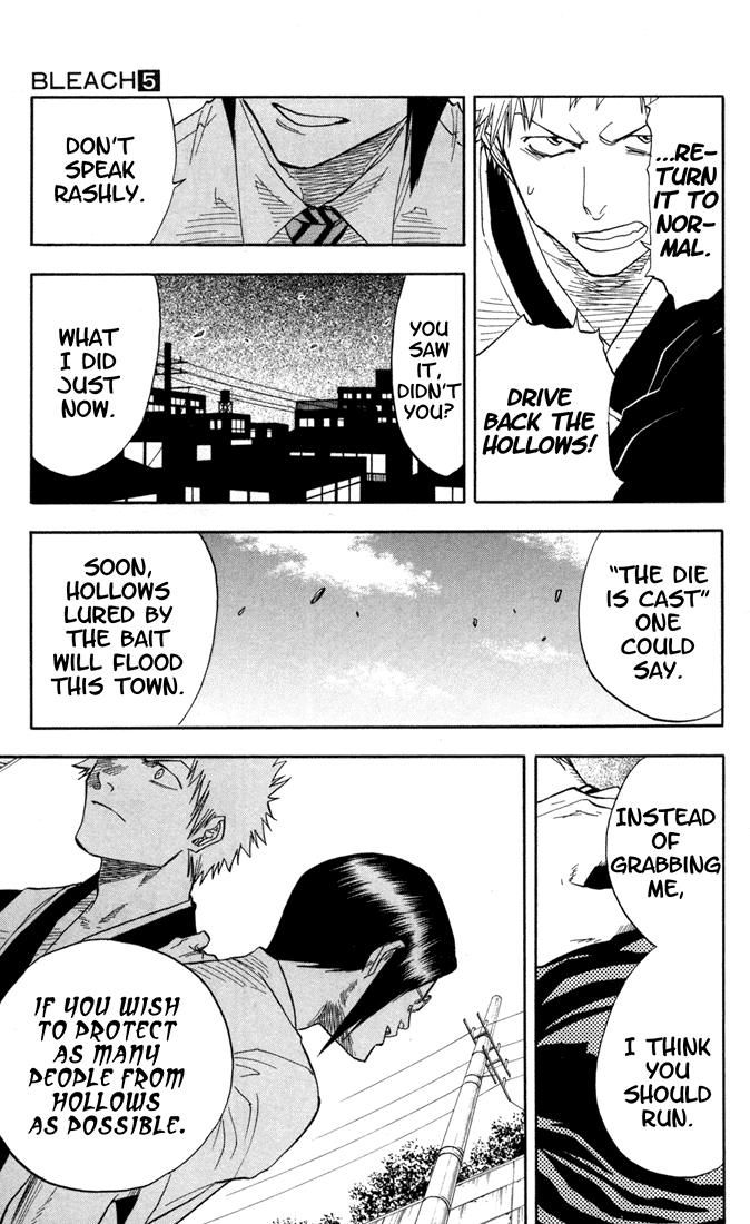 Bleach Chapter 37 page 6 - Chapter 37: Crossing the Rubicon