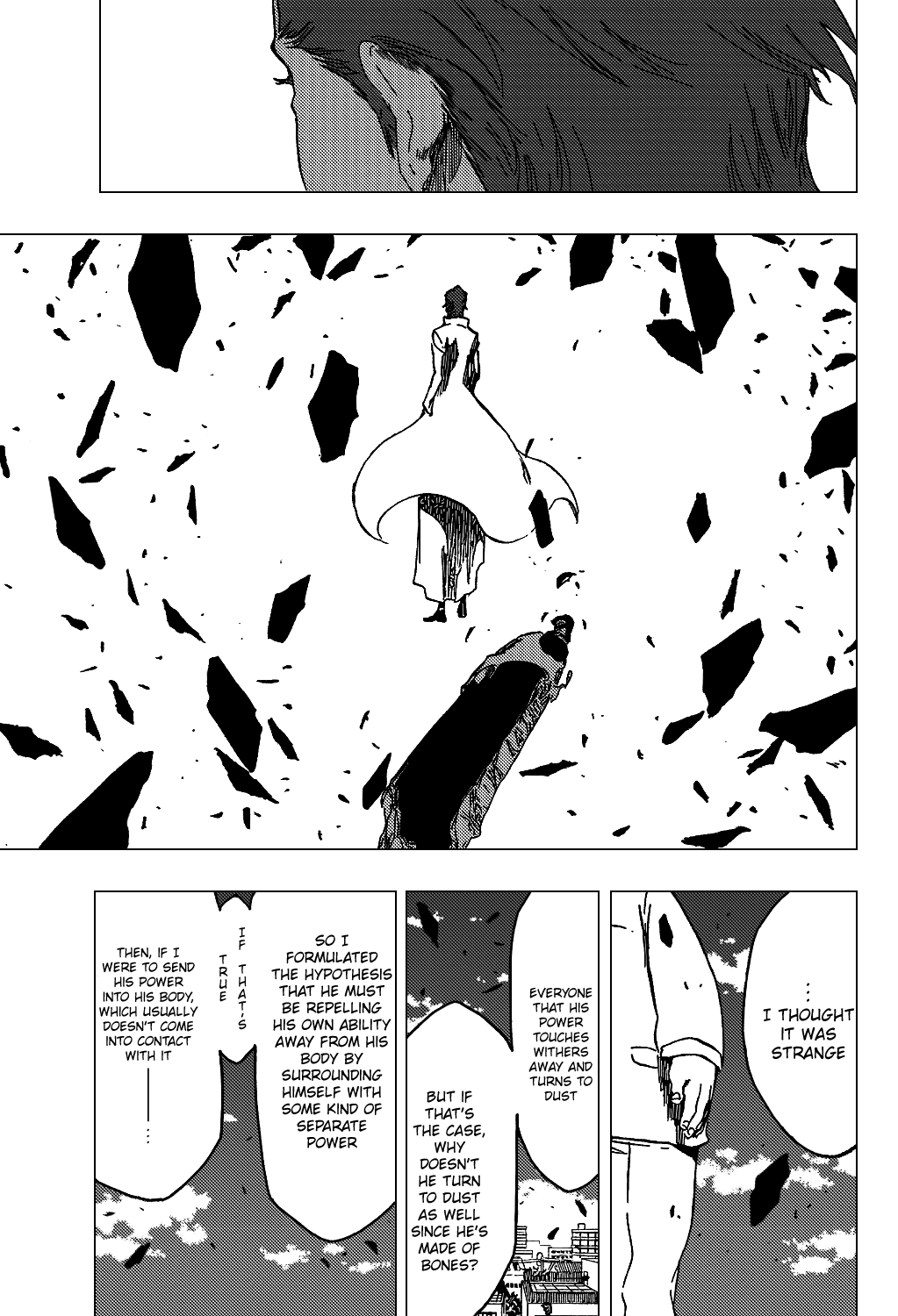 Bleach manga, chapter 371, page 19 of 21