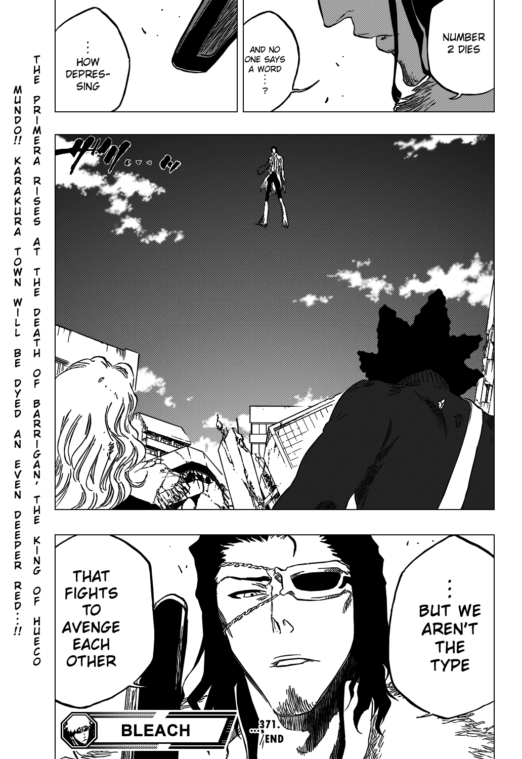 Bleach manga, chapter 371, page 21 of 21