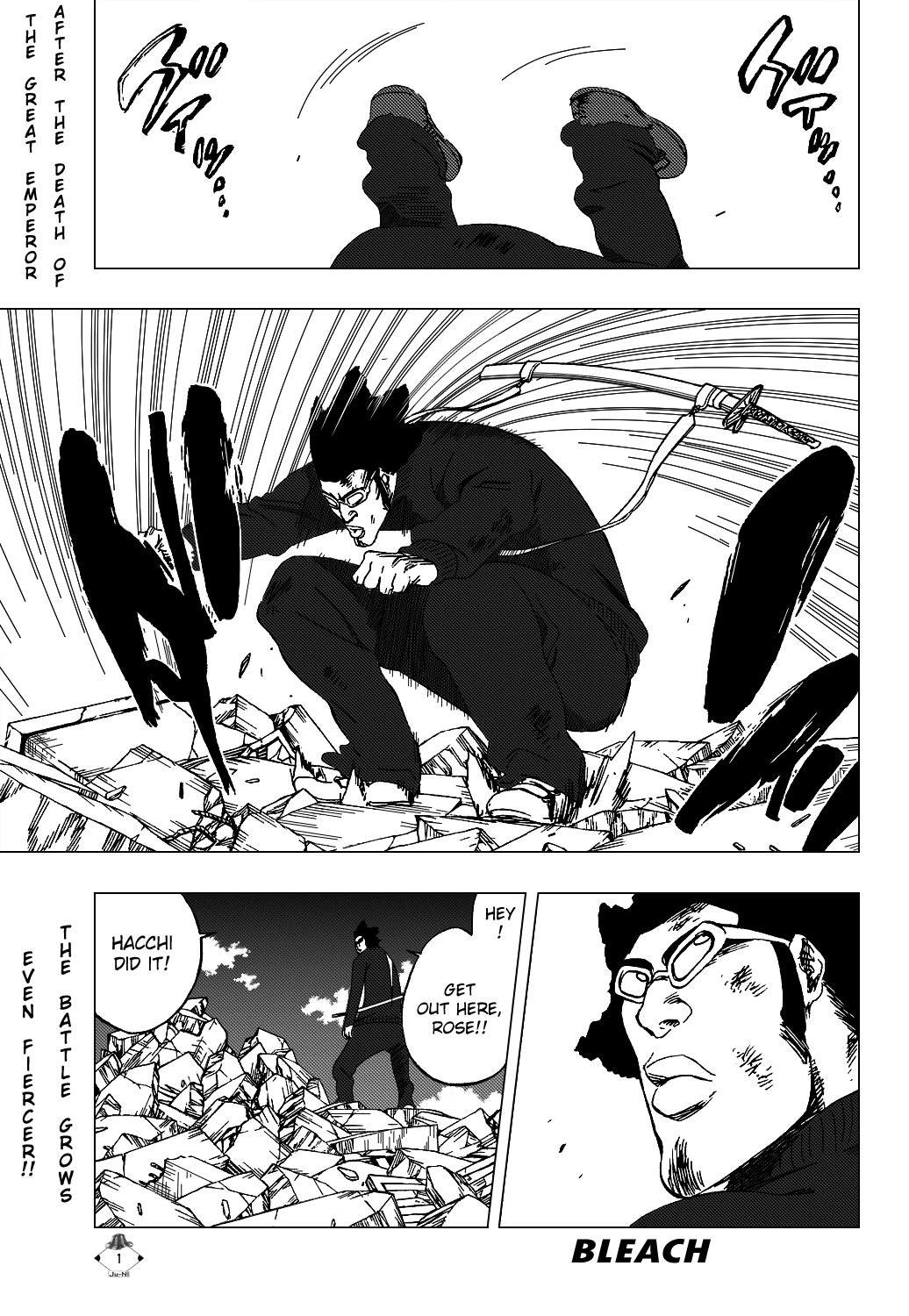 Bleach Chapter 372 page 4 - Chapter 372: The Metal Cudgel Flinger