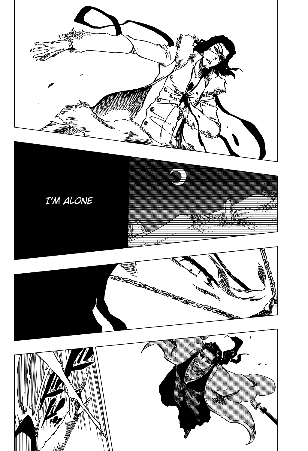 Bleach Chapter 374 page 11 - Chapter 374: Gray Wolf, Red Blood, Black Clothing, White Bone