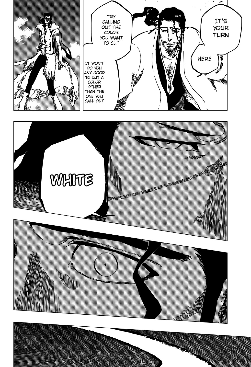 Bleach Chapter 374 page 15 - Chapter 374: Gray Wolf, Red Blood, Black Clothing, White Bone
