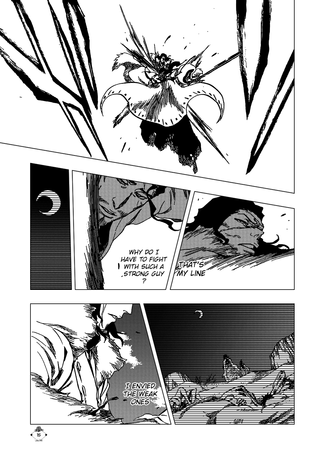 Bleach Chapter 374 page 18 - Chapter 374: Gray Wolf, Red Blood, Black Clothing, White Bone