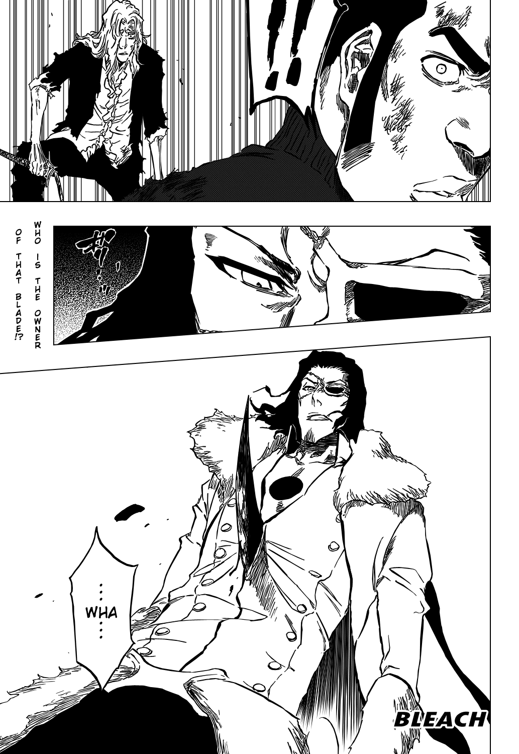 Bleach Chapter 374 page 4 - Chapter 374: Gray Wolf, Red Blood, Black Clothing, White Bone
