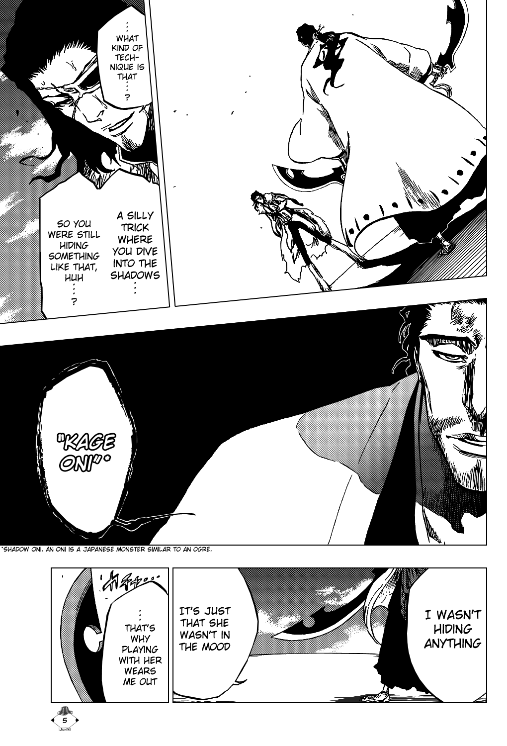 Bleach Chapter 374 page 8 - Chapter 374: Gray Wolf, Red Blood, Black Clothing, White Bone