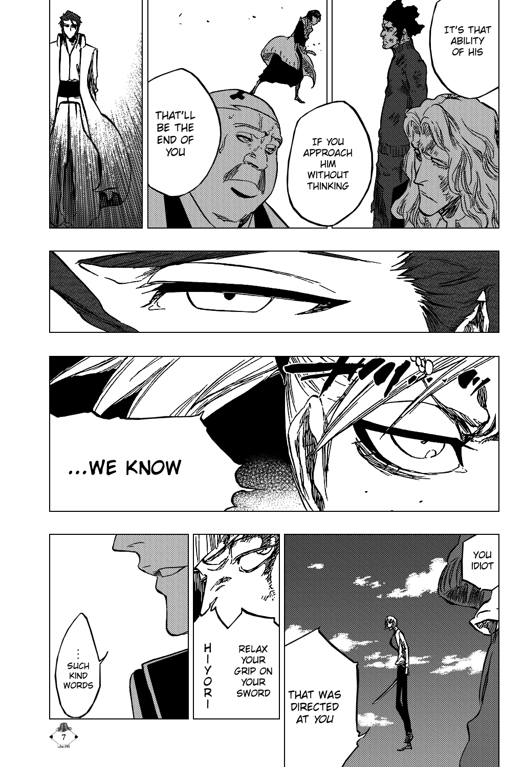 Bleach manga, chapter 377, page 9 of 21