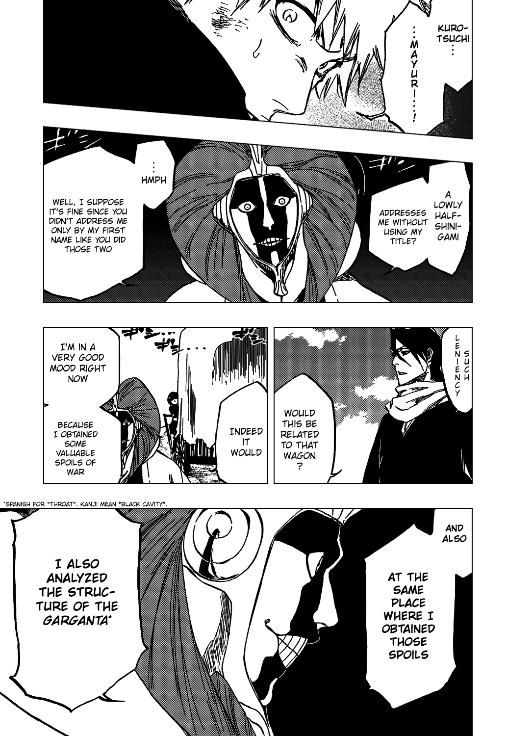 Bleach manga, chapter 380, page 16 of 22
