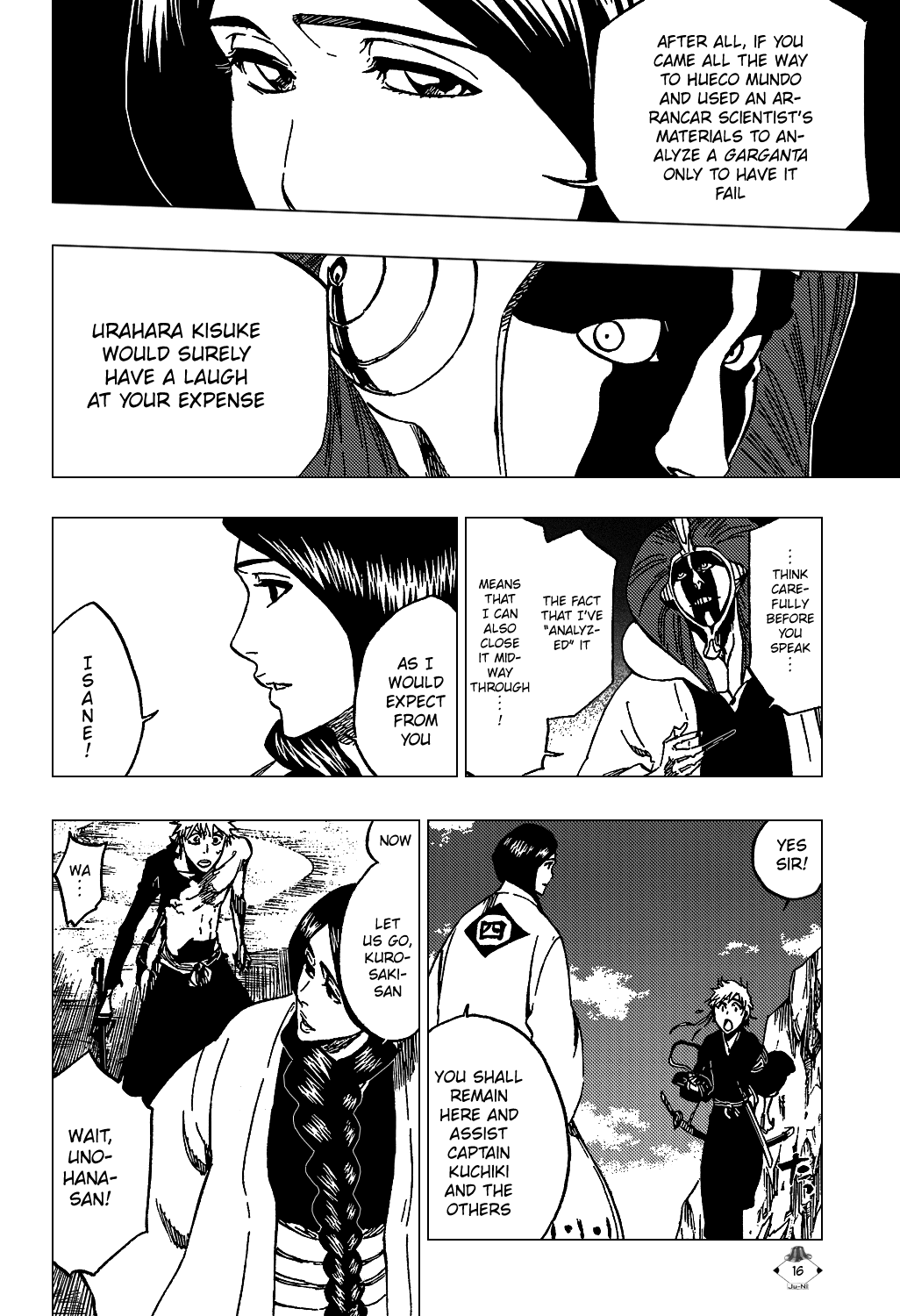 Bleach manga, chapter 380, page 19 of 22