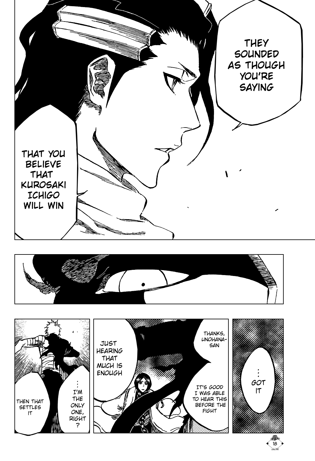 Bleach manga, chapter 381, page 21 of 22