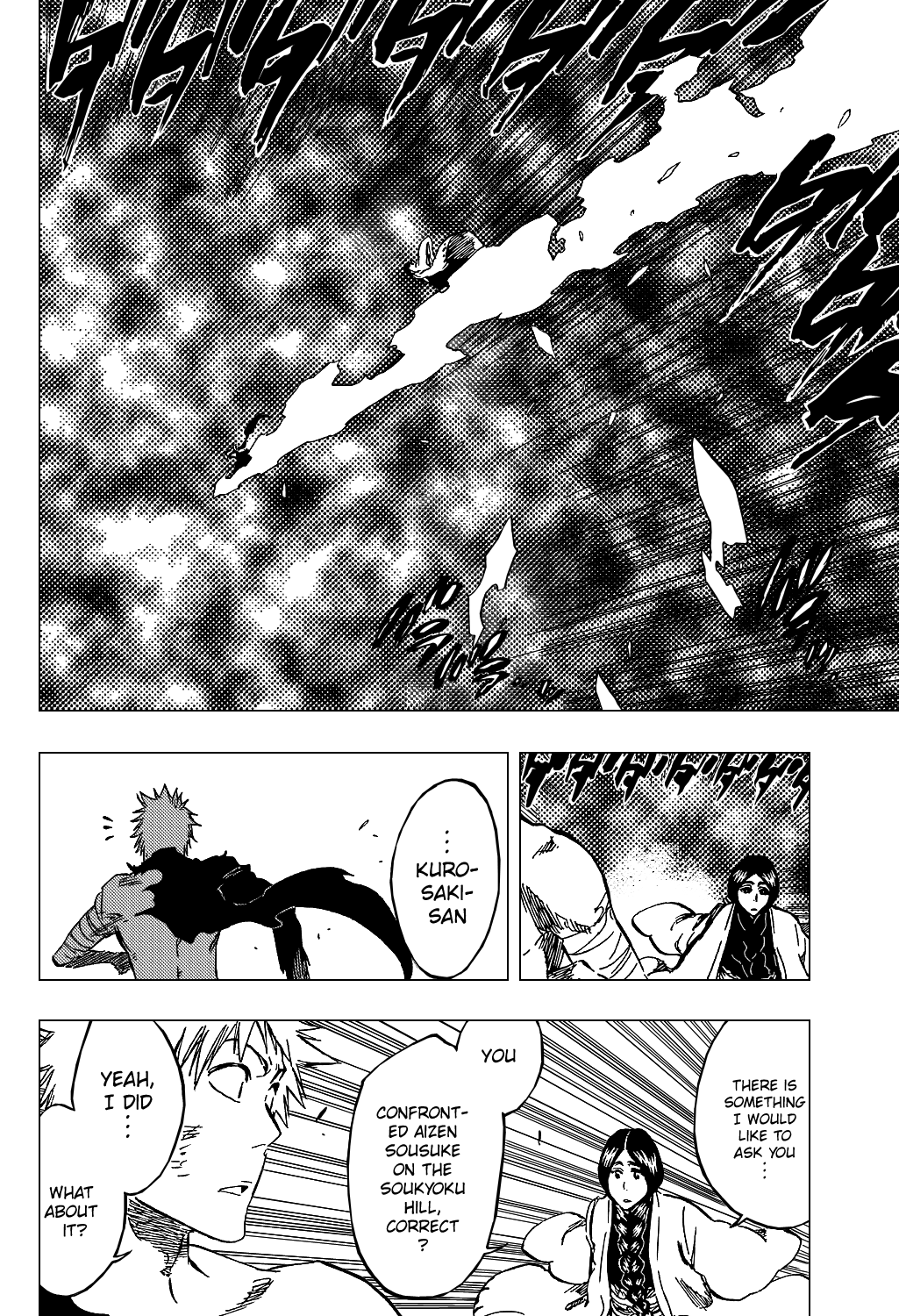 Bleach manga, chapter 381, page 9 of 22