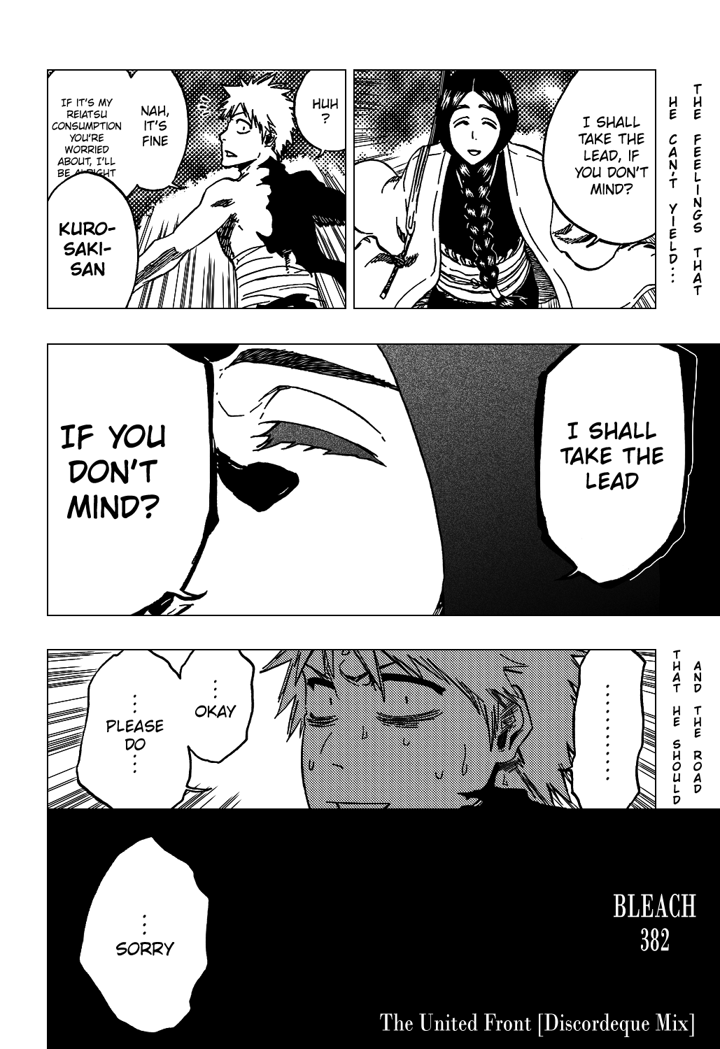 Bleach Chapter 382 page 5 - Chapter 382: The United Front [Discordeque Mix]