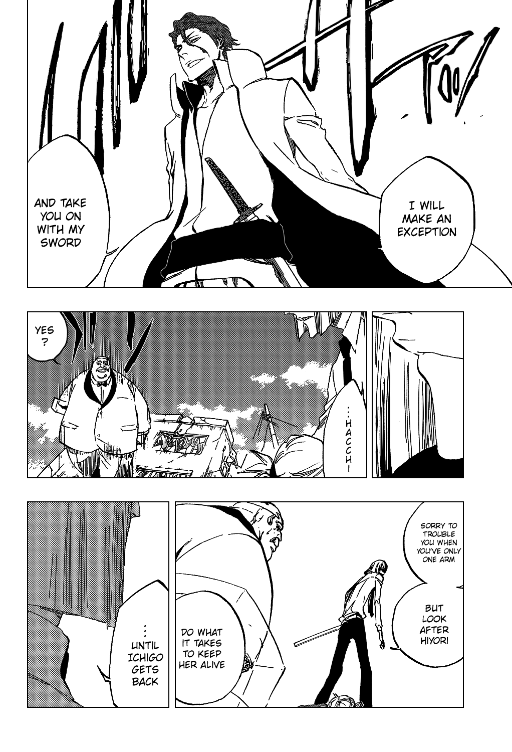 Bleach manga, chapter 383, page 15 of 20