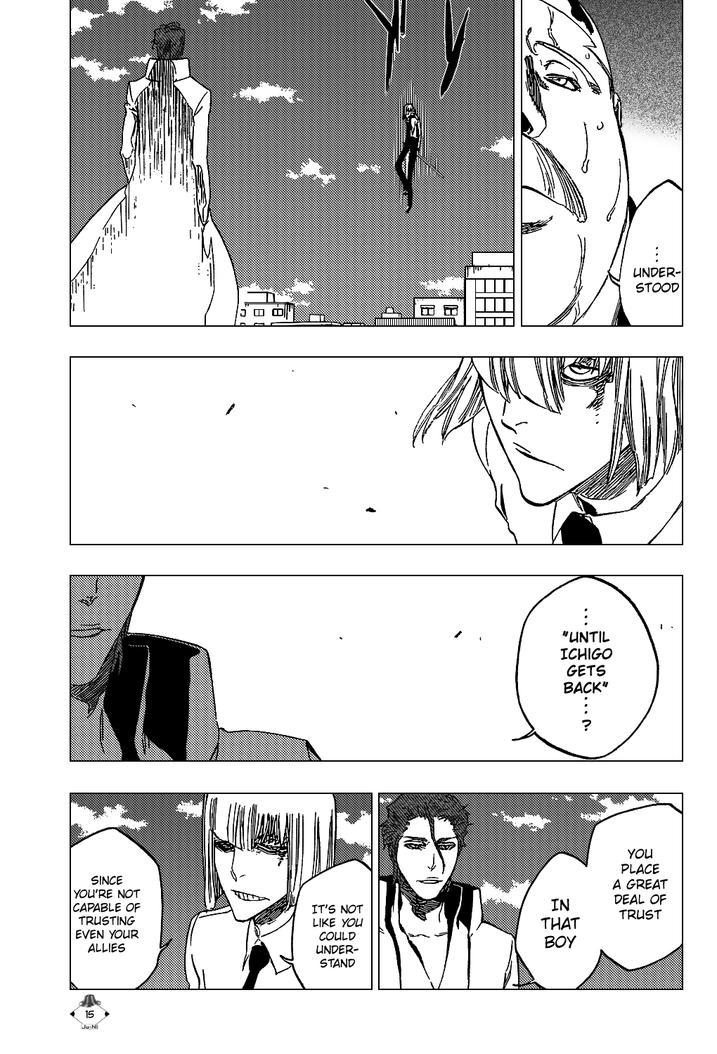 Bleach manga, chapter 383, page 16 of 20
