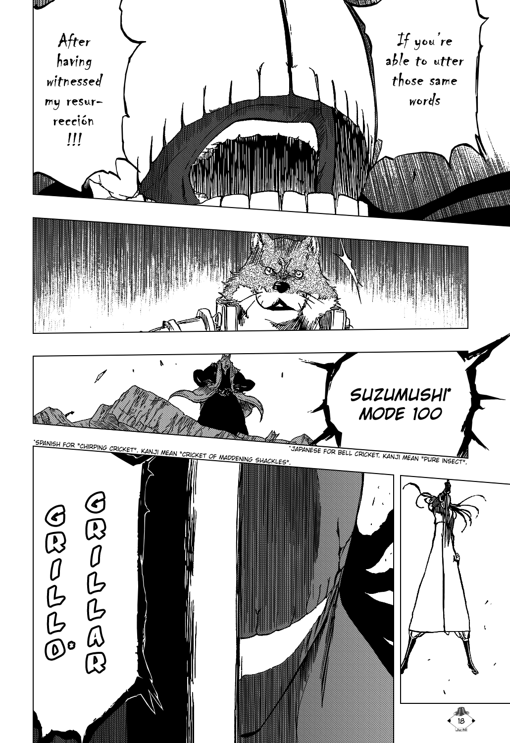 Bleach manga, chapter 385, page 21 of 23