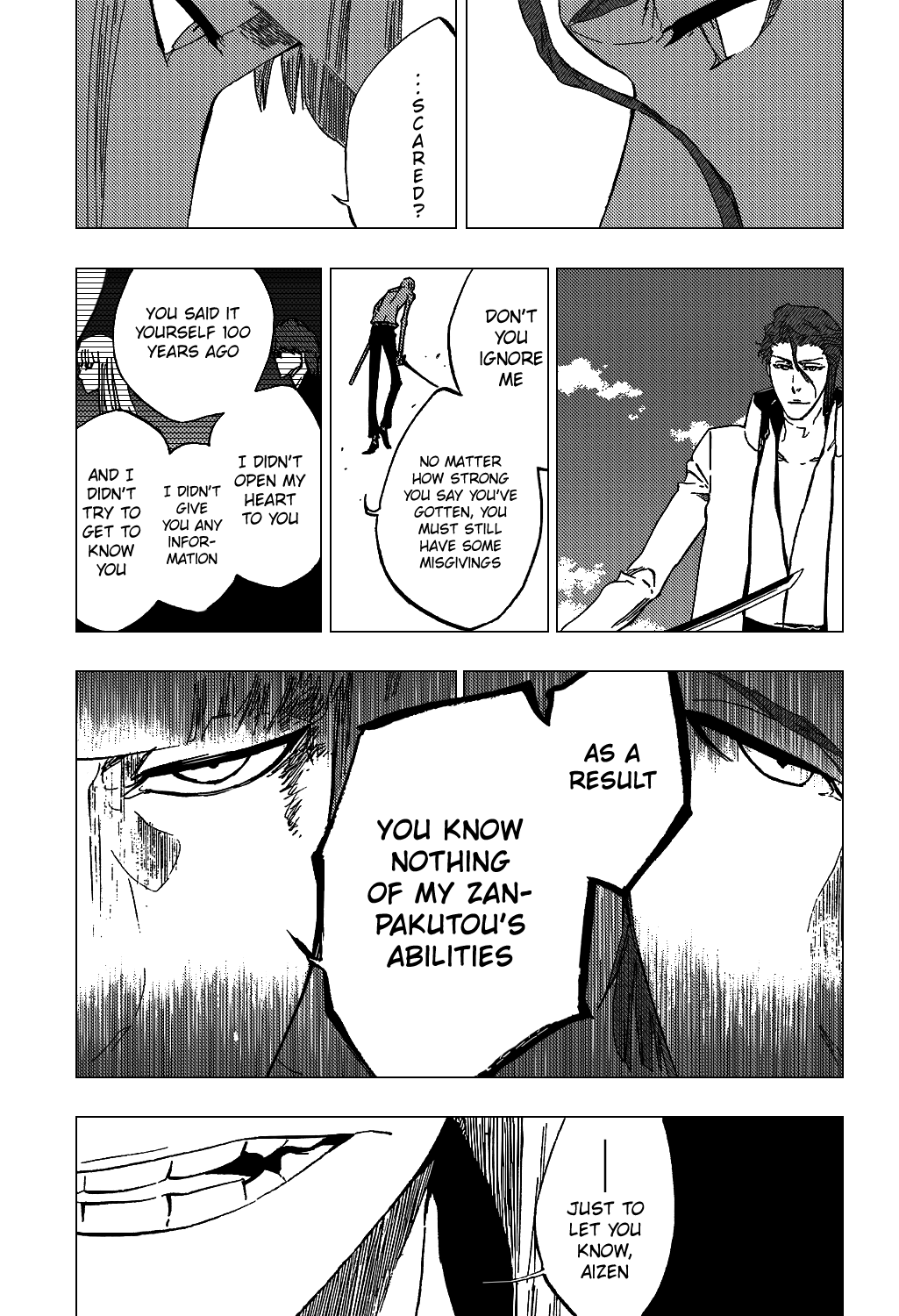 Bleach manga, chapter 385, page 8 of 23