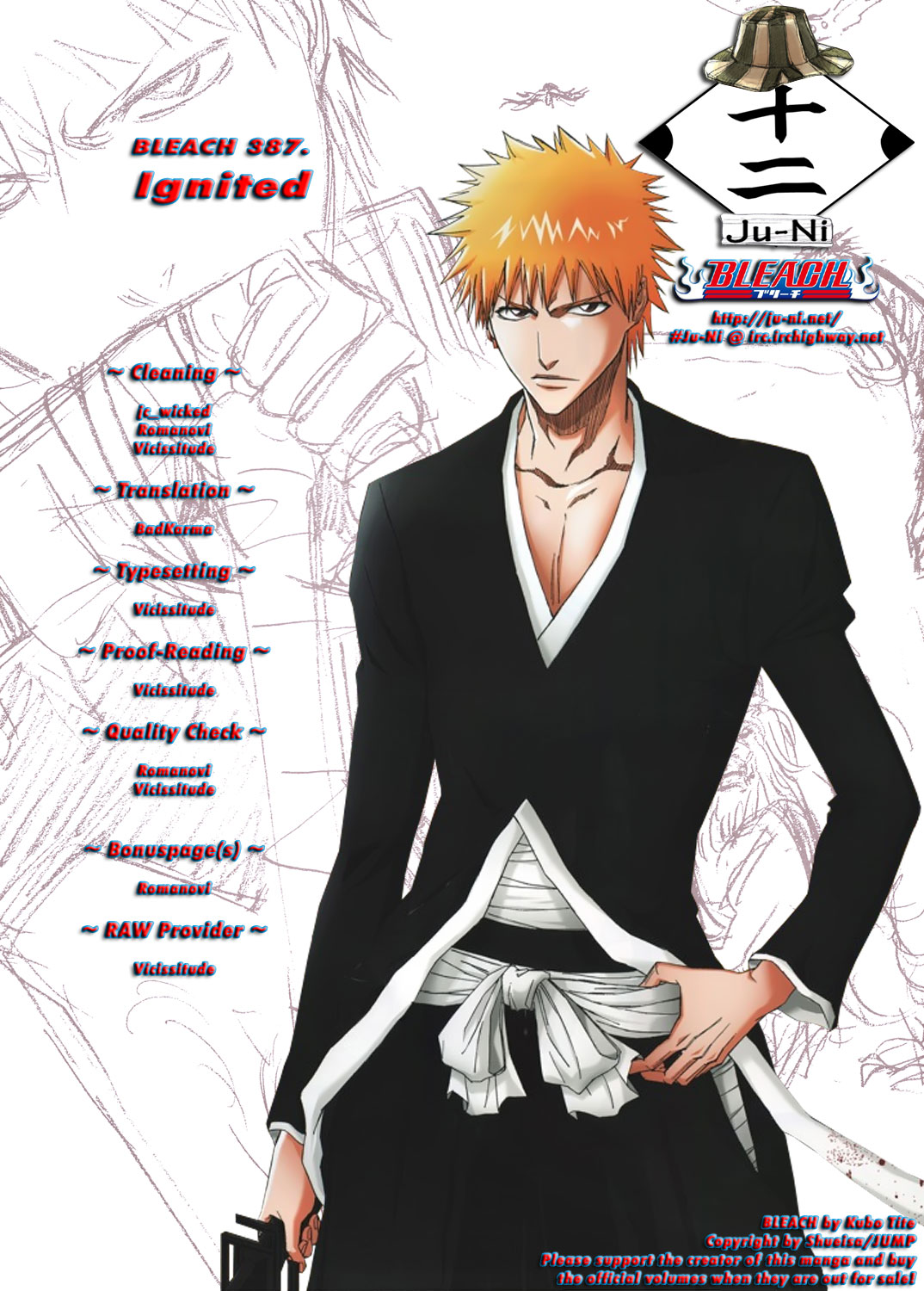Bleach Chapter 387 page 1 - Chapter 387: Ignited