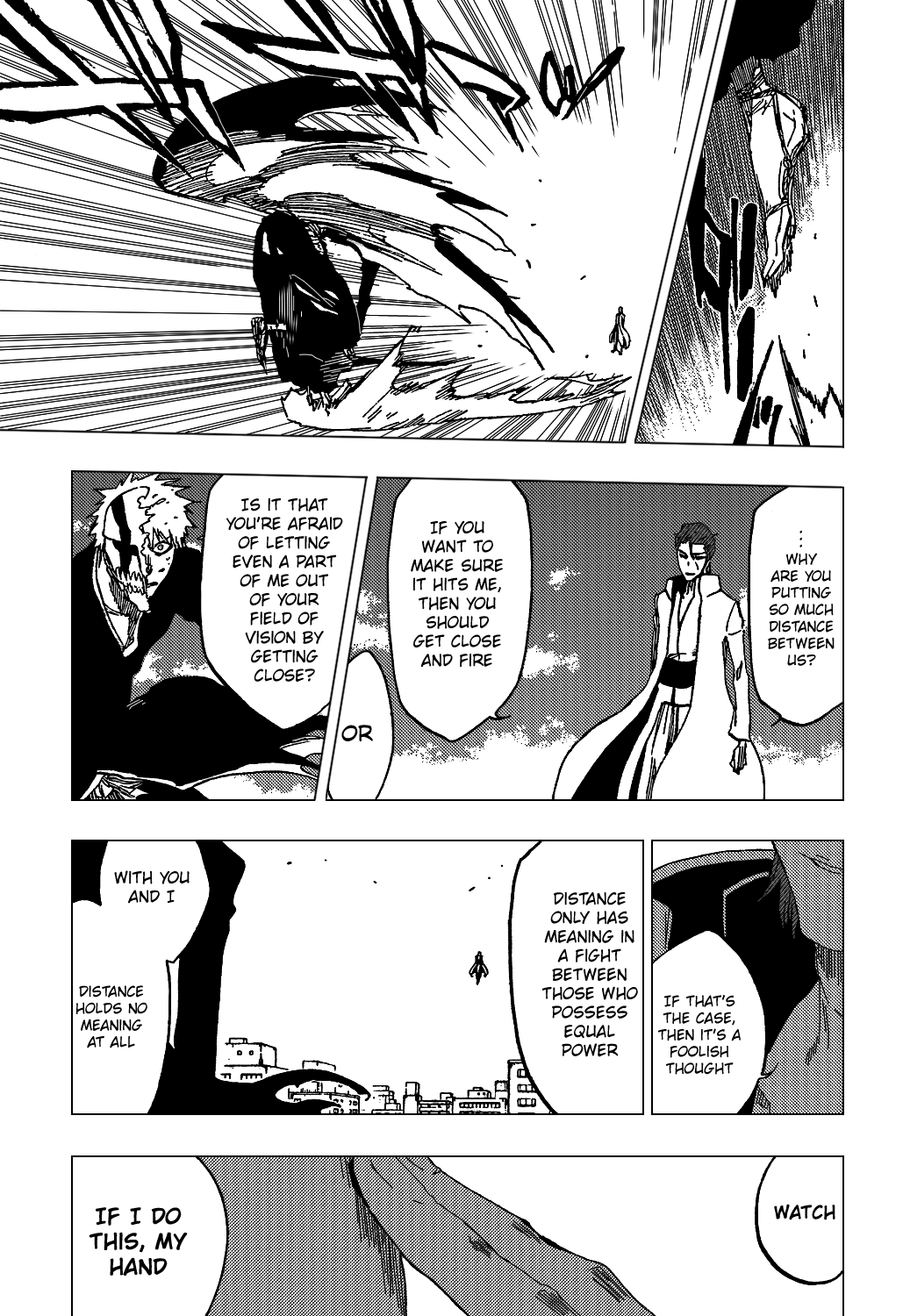 Bleach Chapter 388 page 15 - Chapter 388: Eagle Without Wings 2 [Extreme Battlemasters Mix]