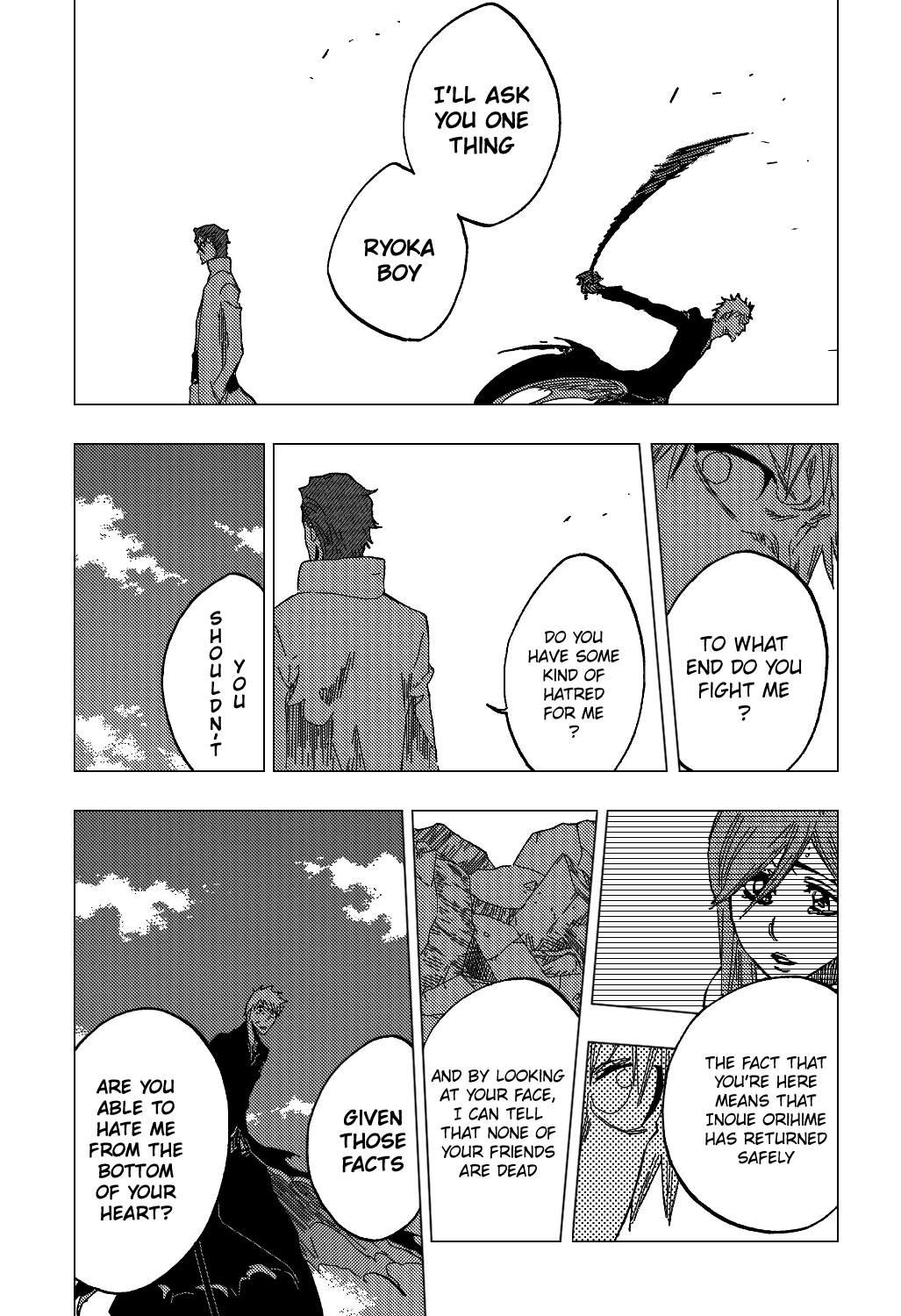 Bleach Chapter 388 page 17 - Chapter 388: Eagle Without Wings 2 [Extreme Battlemasters Mix]