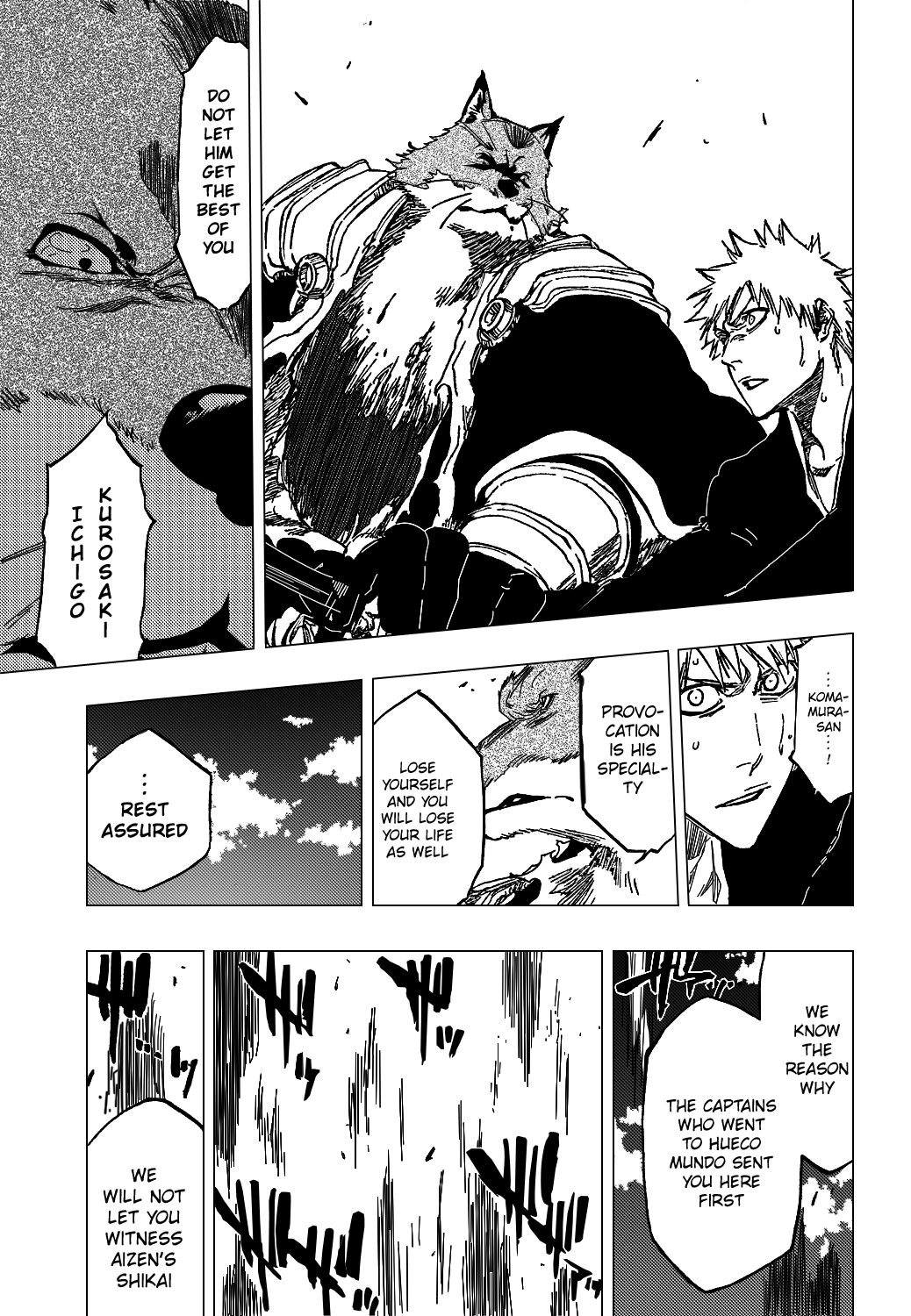 Bleach Chapter 388 page 19 - Chapter 388: Eagle Without Wings 2 [Extreme Battlemasters Mix]