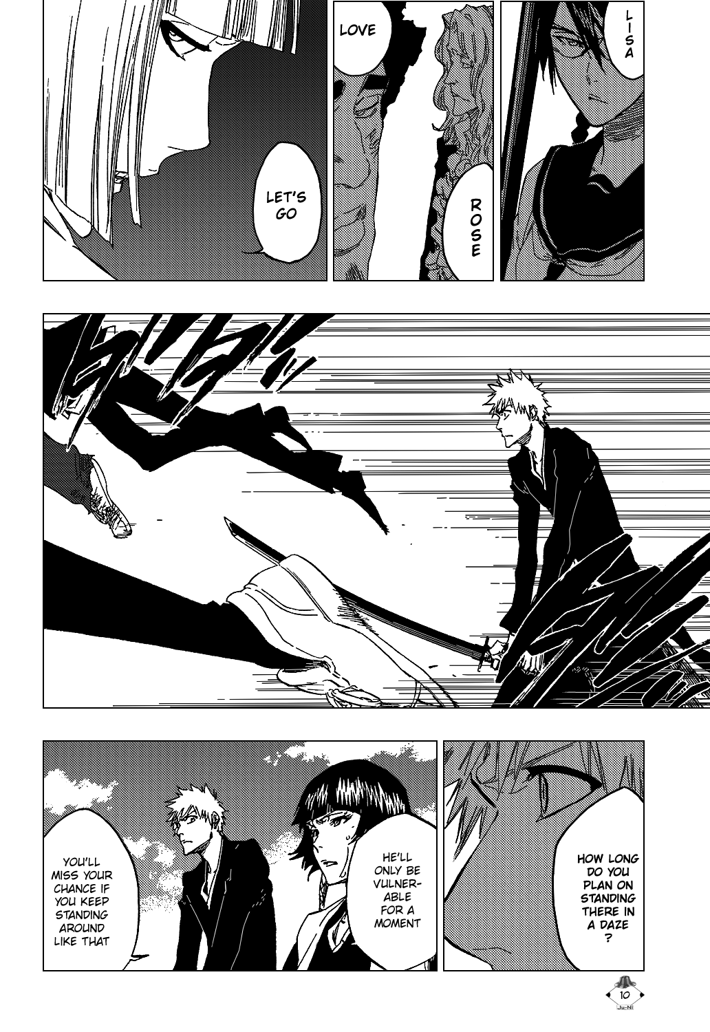 Bleach manga, chapter 389, page 13 of 22