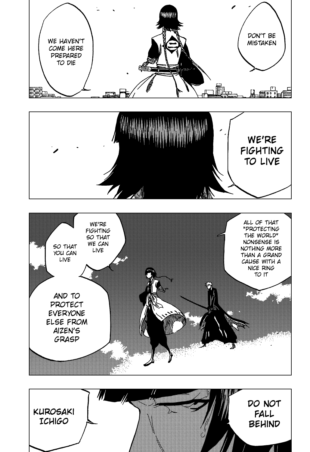 Bleach manga, chapter 389, page 14 of 22