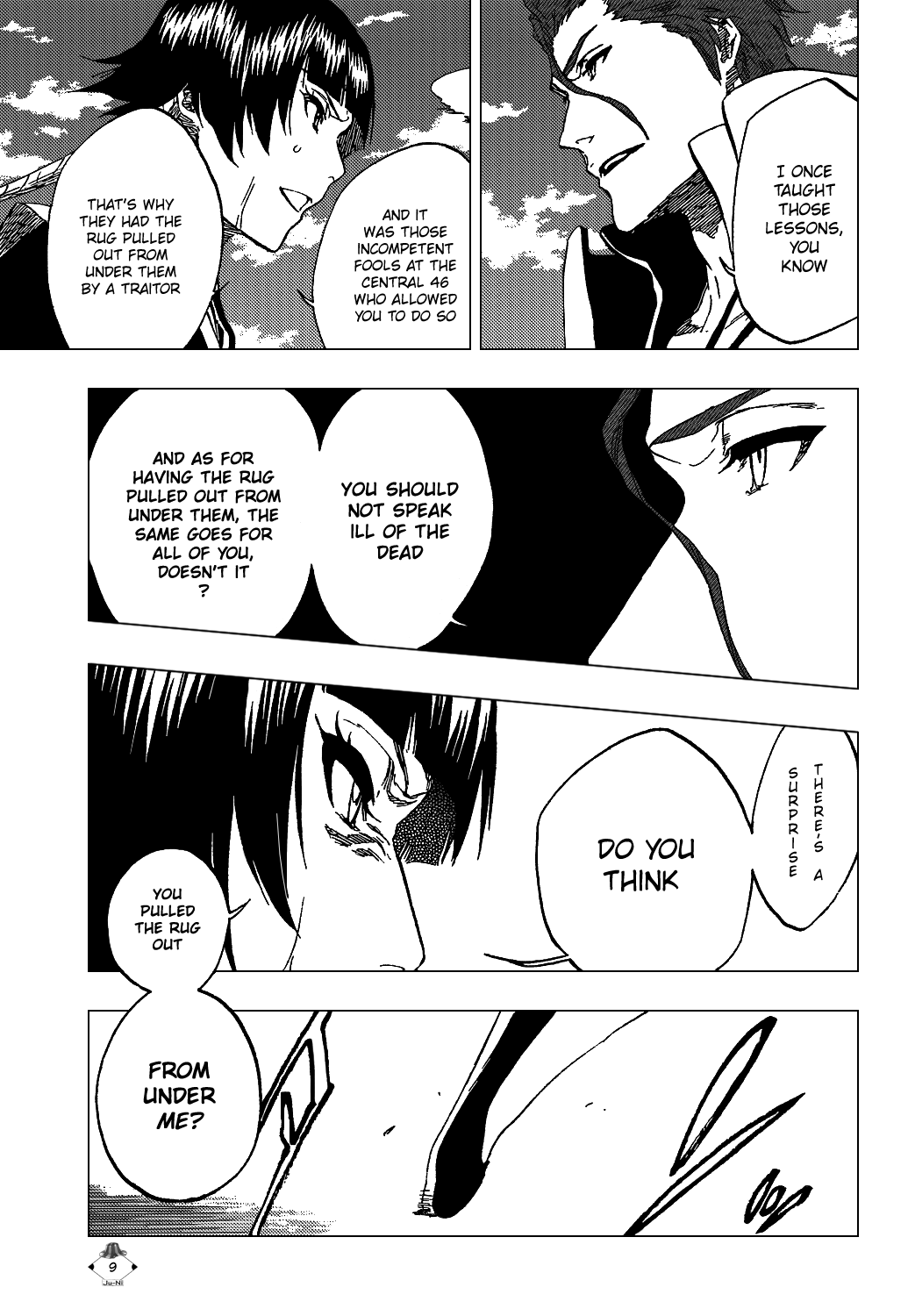 Bleach manga, chapter 391, page 12 of 22