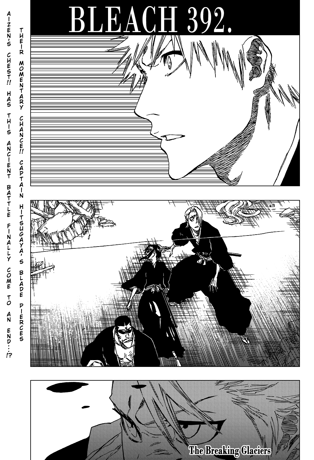 Bleach Chapter 392 page 6 - Chapter 392: The Breaking Glaciers
