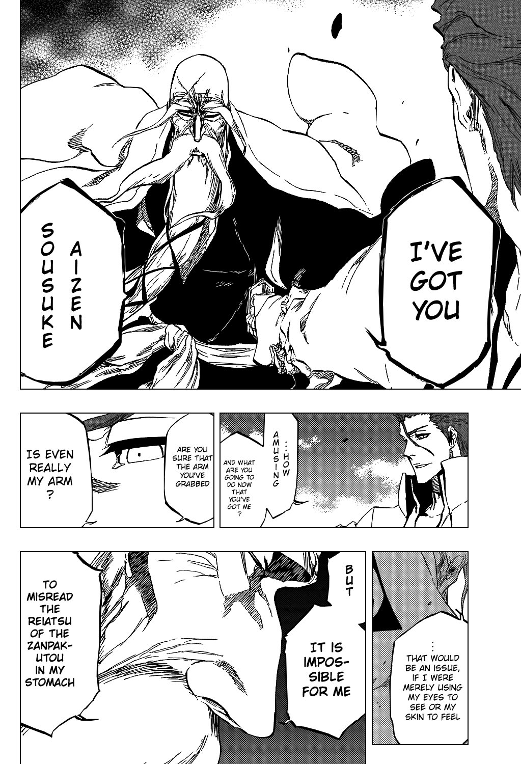 Bleach manga, chapter 393, page 13 of 21