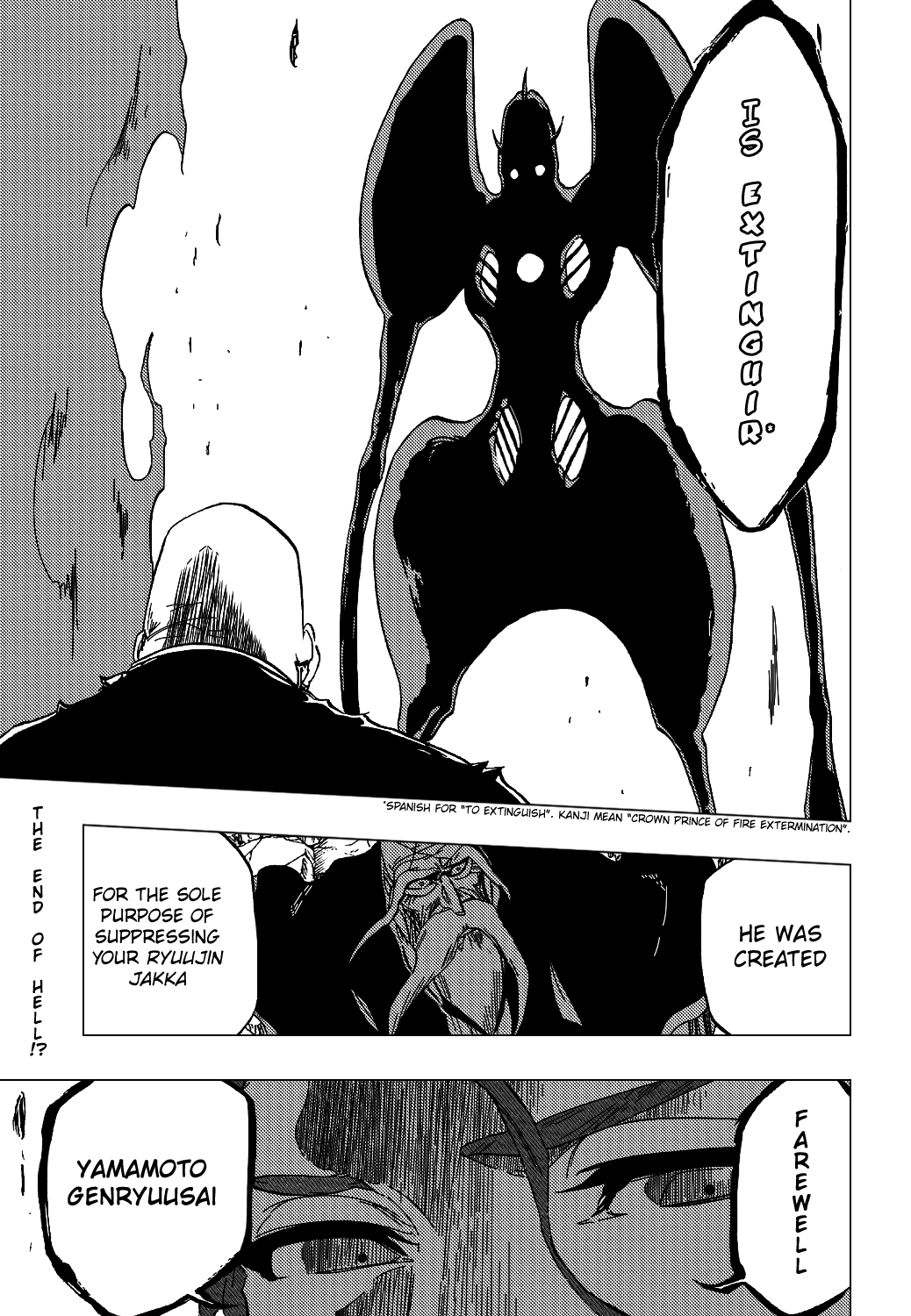 Bleach manga, chapter 393, page 21 of 21