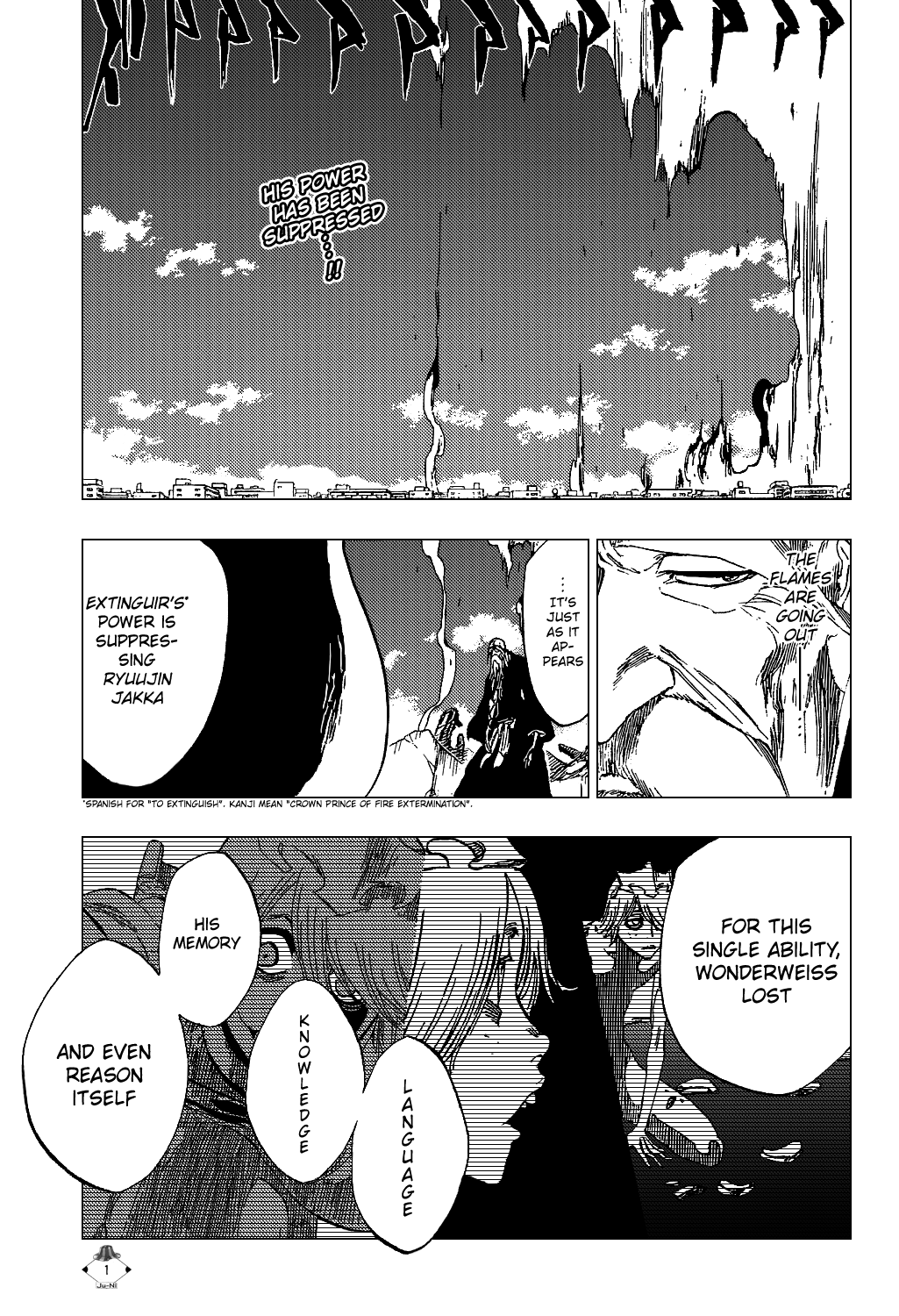 Bleach Chapter 394 page 4 - Chapter 394: The Burnout Inferno 2