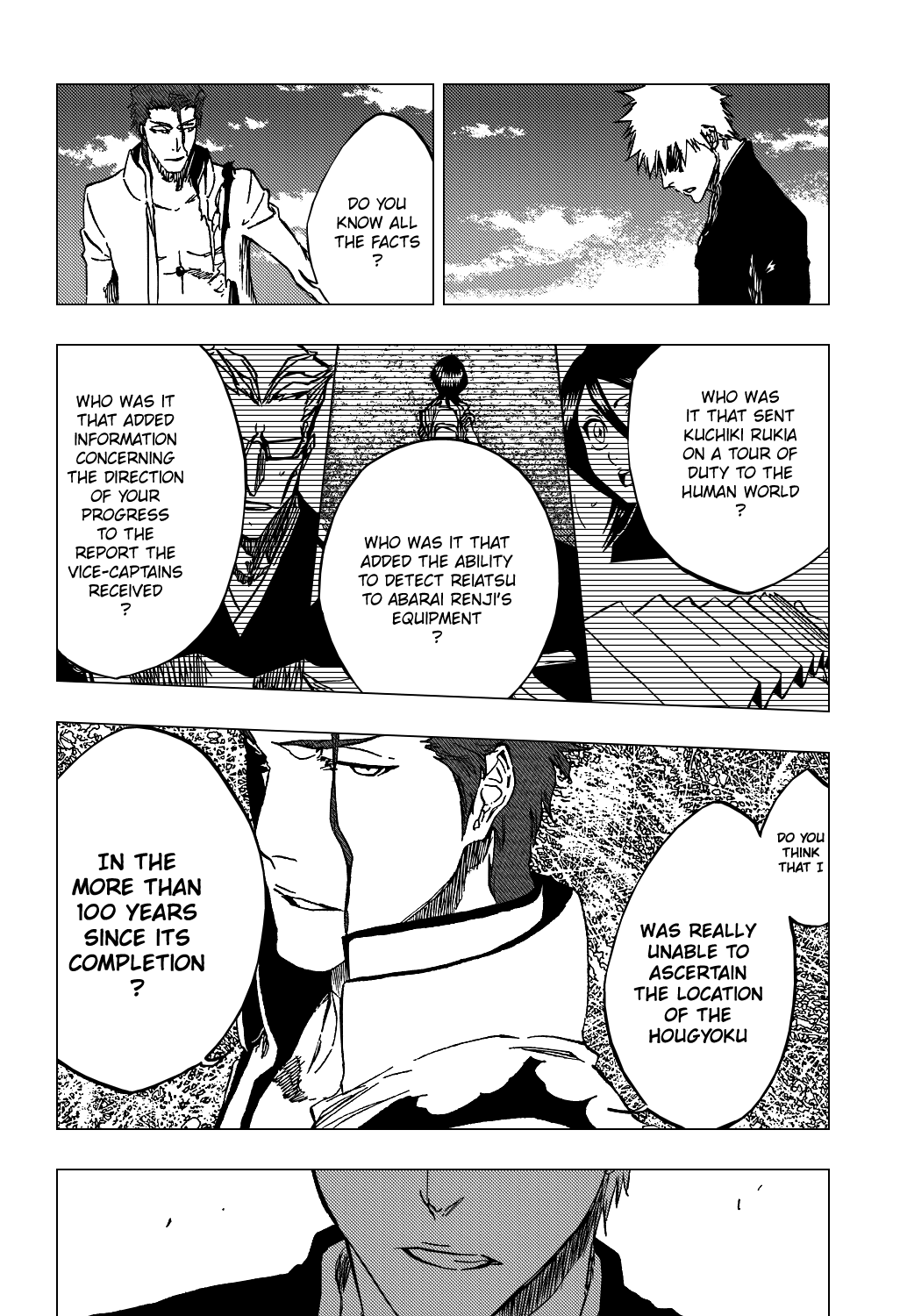 Bleach manga, chapter 397, page 17 of 21