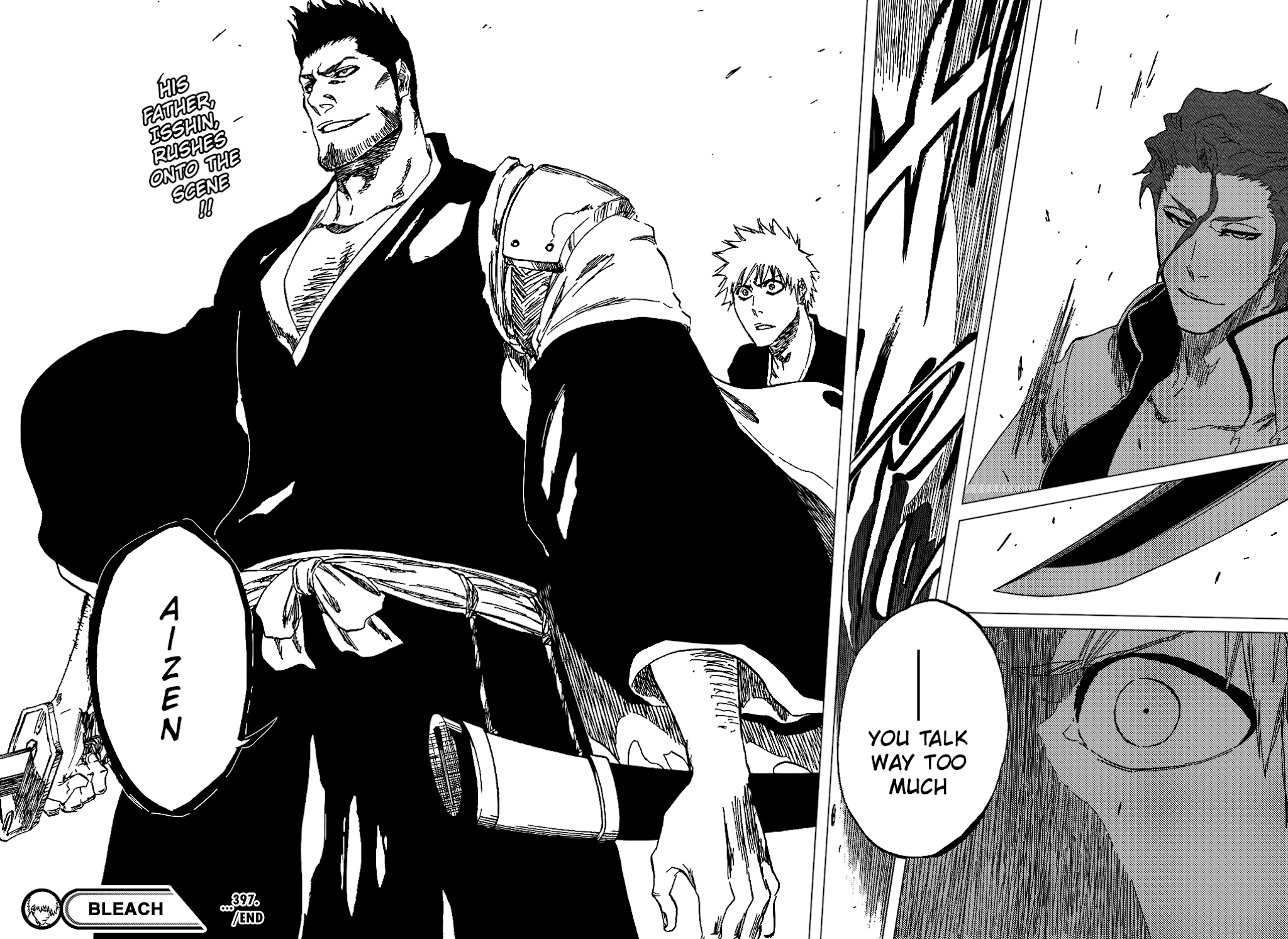 Bleach manga, chapter 397, page 21 of 21