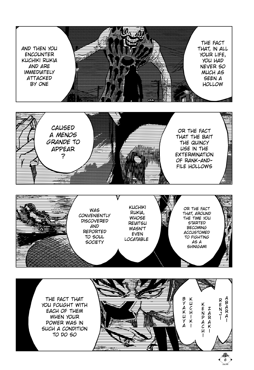 Bleach manga, chapter 397, page 9 of 21