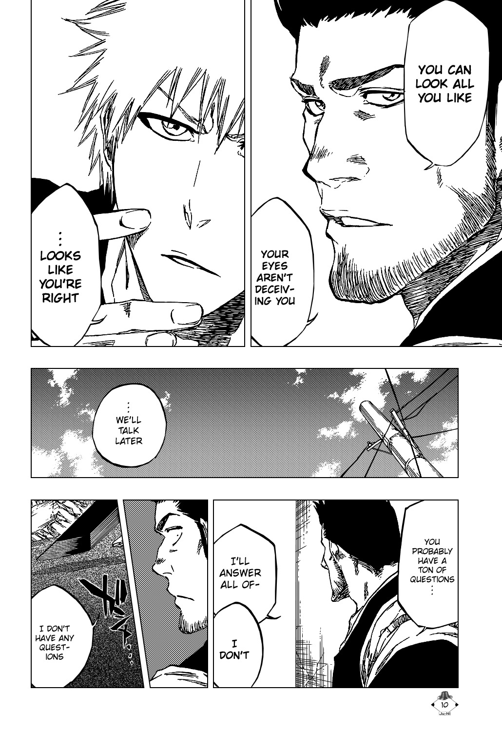 Bleach manga, chapter 398, page 12 of 21