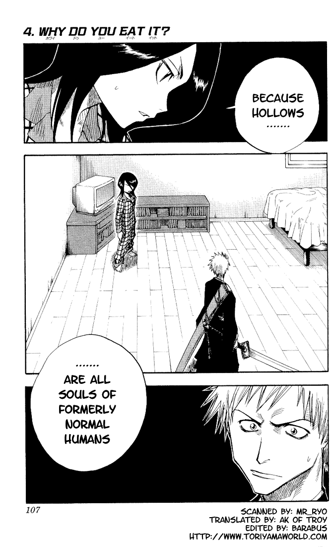 Bleach Chapter 4 page 2 - Chapter 4: Why Do You Eat It?