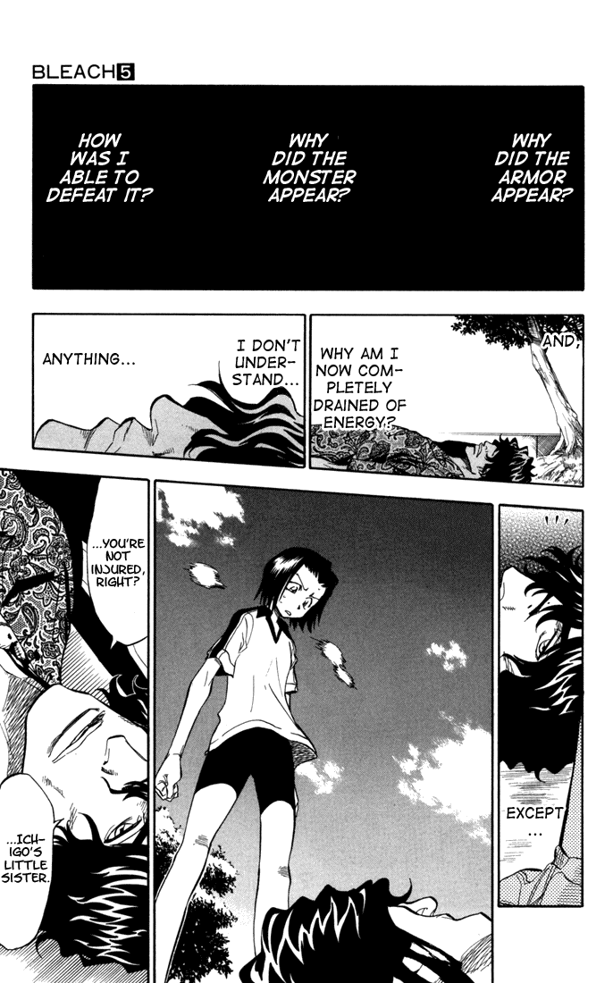 Bleach manga, chapter 40, page 13 of 19