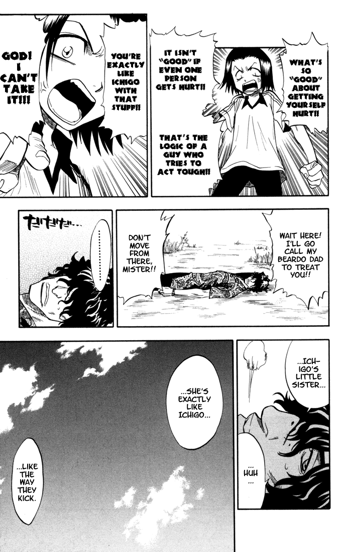 Bleach manga, chapter 40, page 15 of 19
