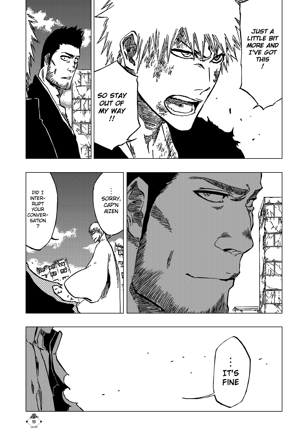 Bleach manga, chapter 401, page 17 of 21
