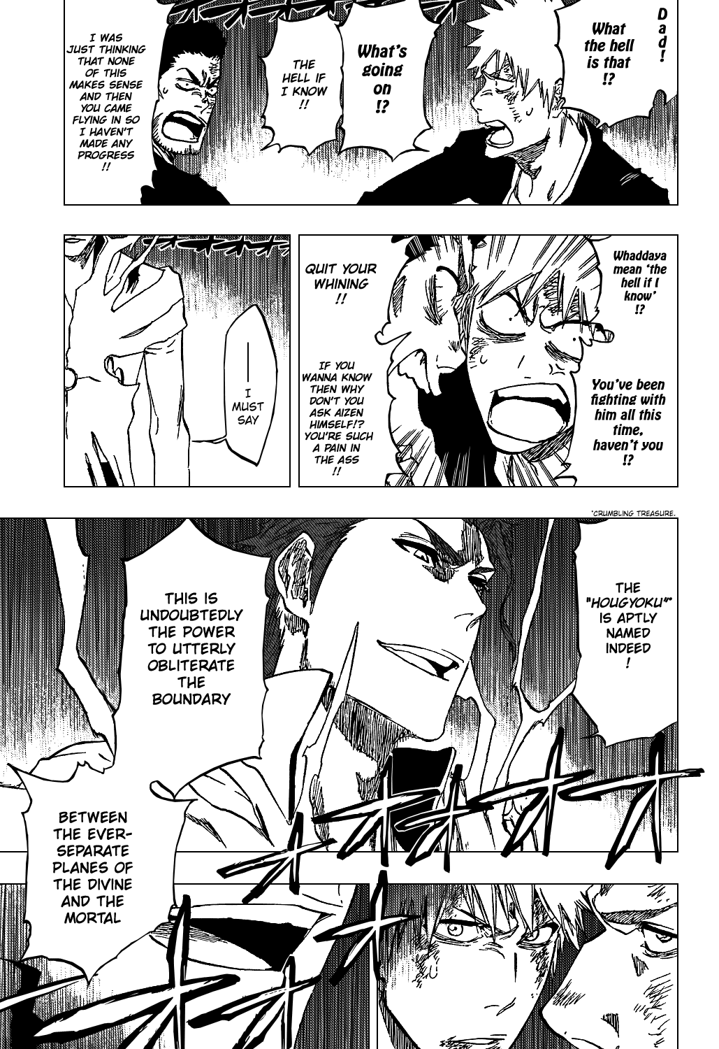 Bleach manga, chapter 401, page 19 of 21