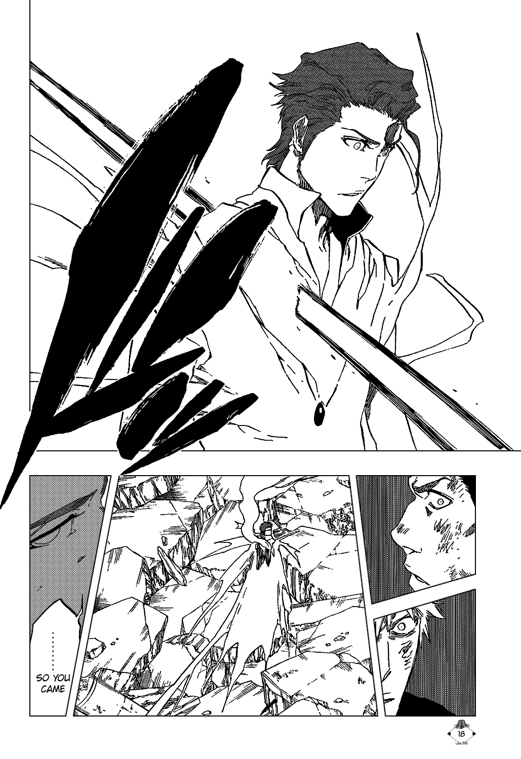 Bleach manga, chapter 401, page 20 of 21