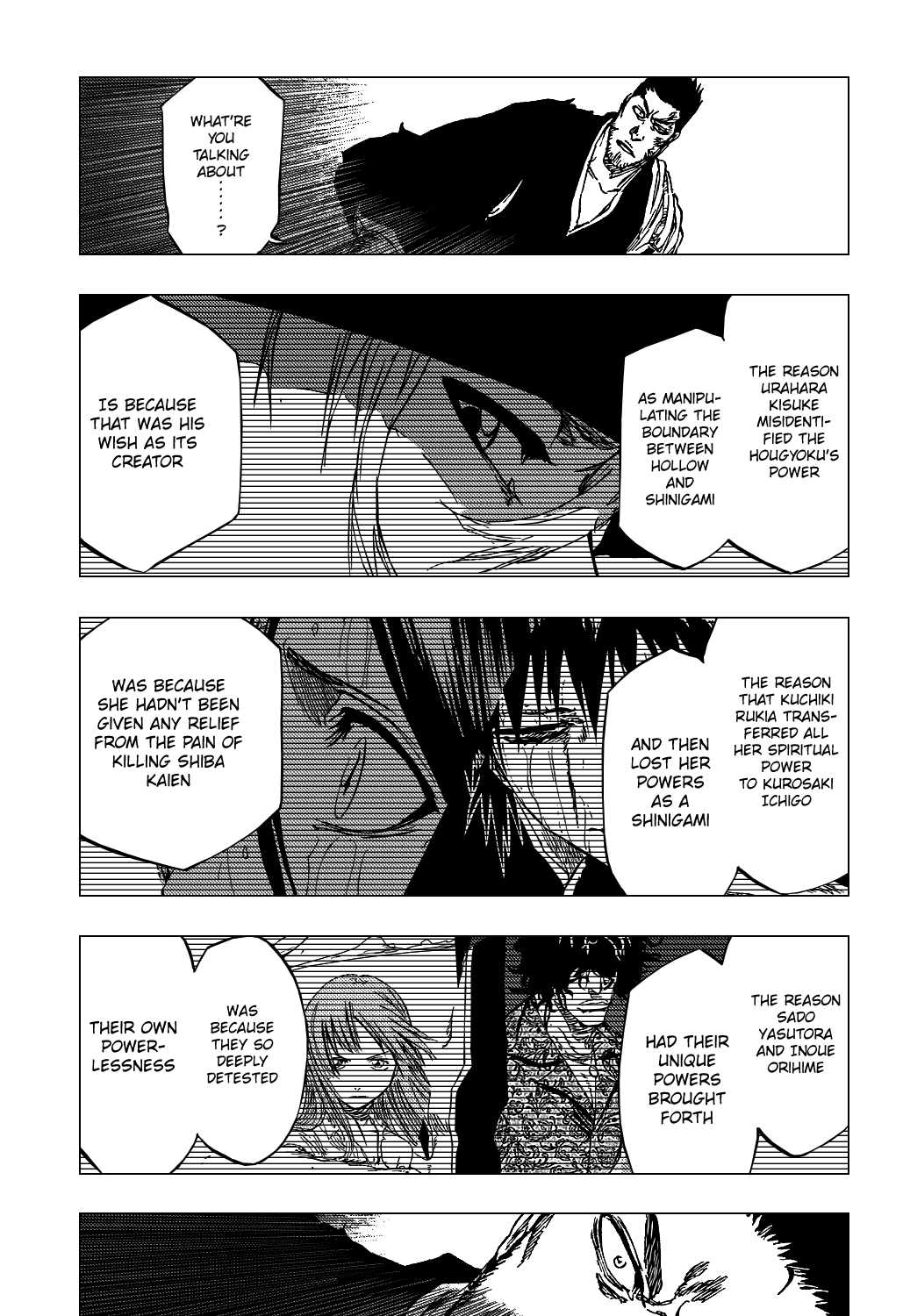 Bleach manga, chapter 401, page 8 of 21