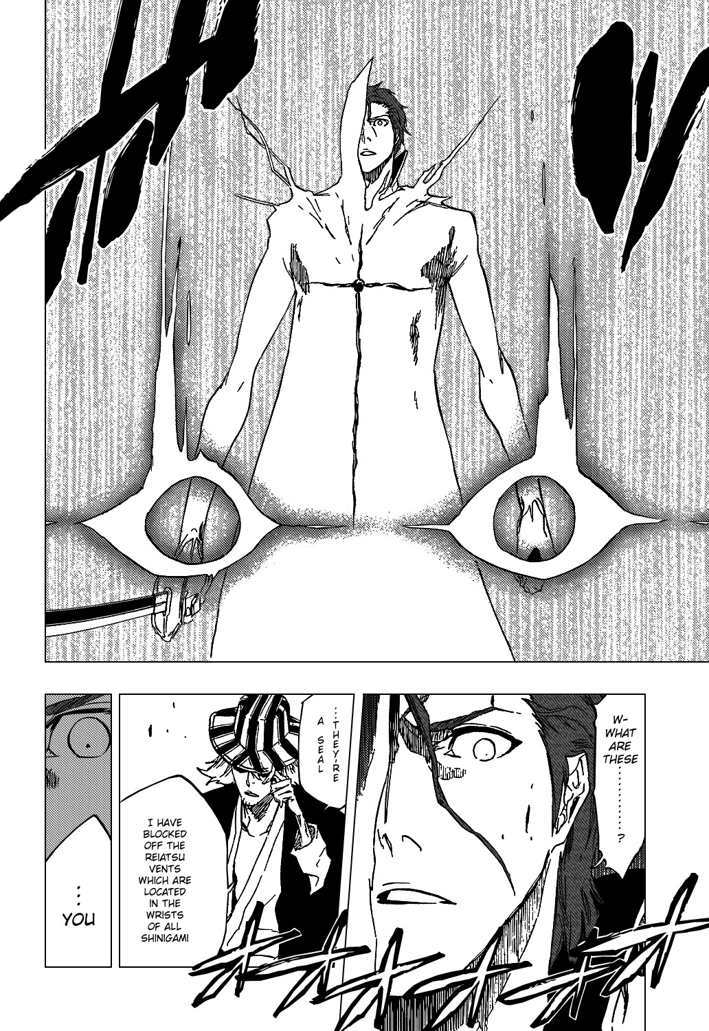 Bleach manga, chapter 402, page 21 of 23