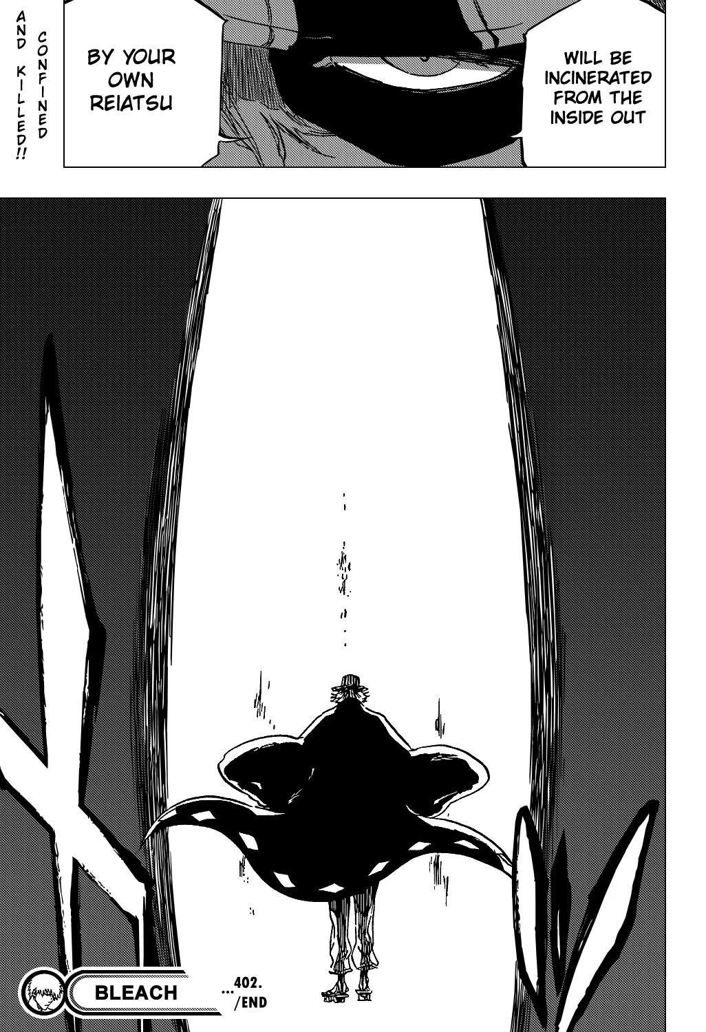 Bleach manga, chapter 402, page 22 of 23