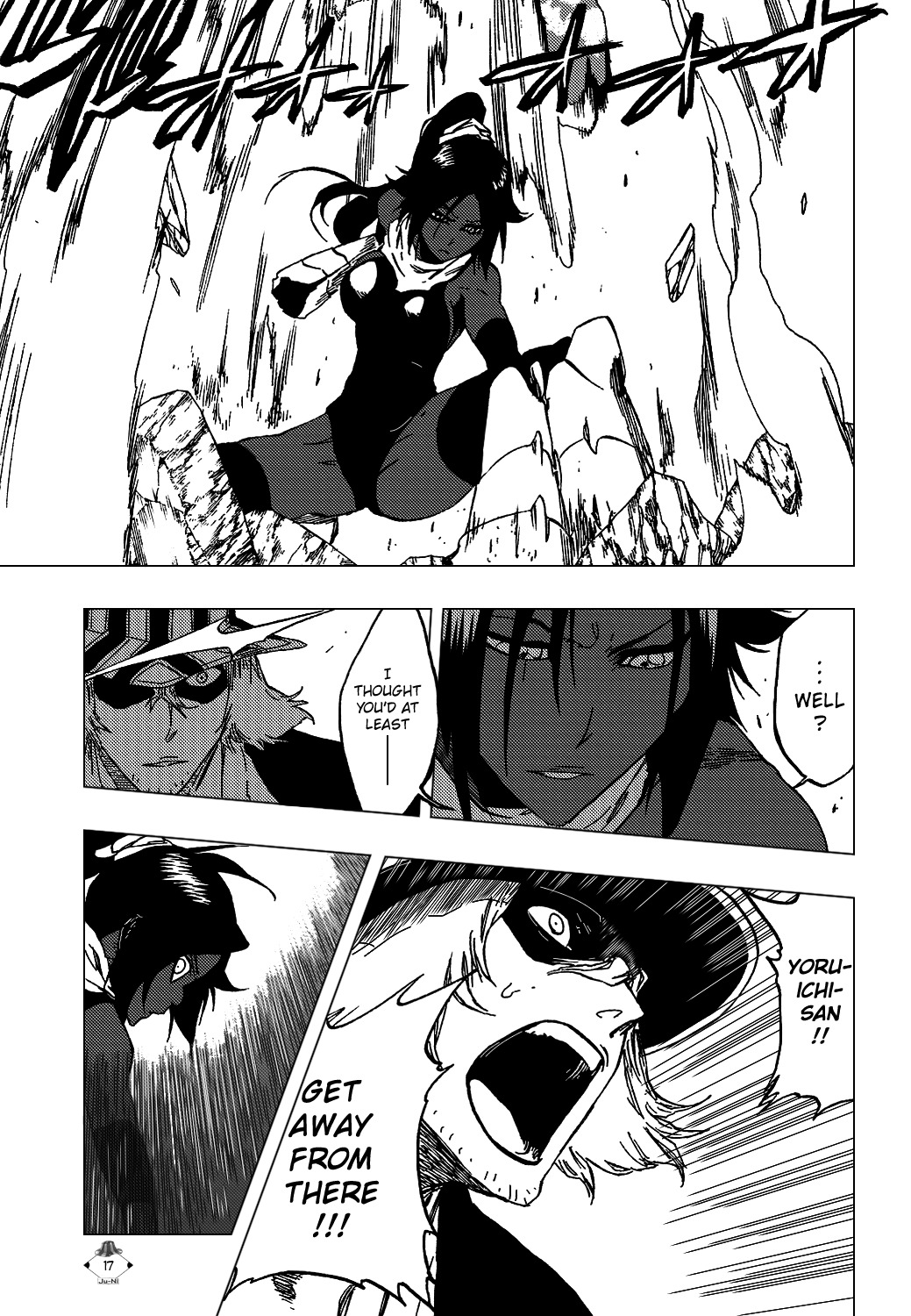 Bleach manga, chapter 403, page 19 of 21
