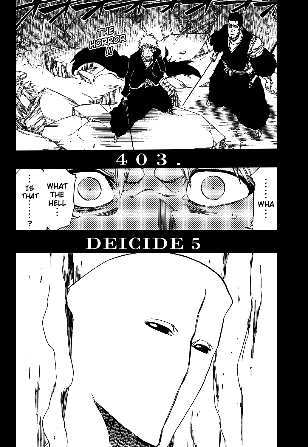 Bleach manga, chapter 403, page 8 of 21