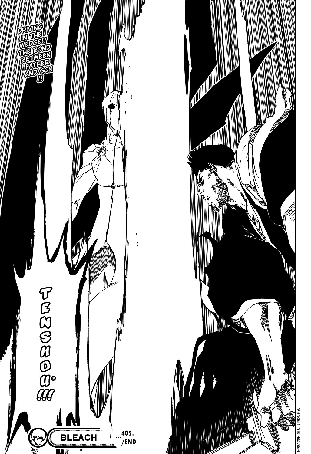 Bleach manga, chapter 405, page 22 of 22